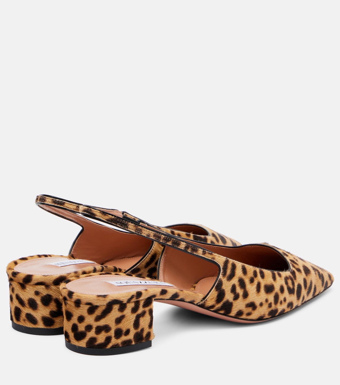 Туфли-лодочки Ginza 35 на шпильке из телячьей кожи Aquazzura, Natural — фото 2