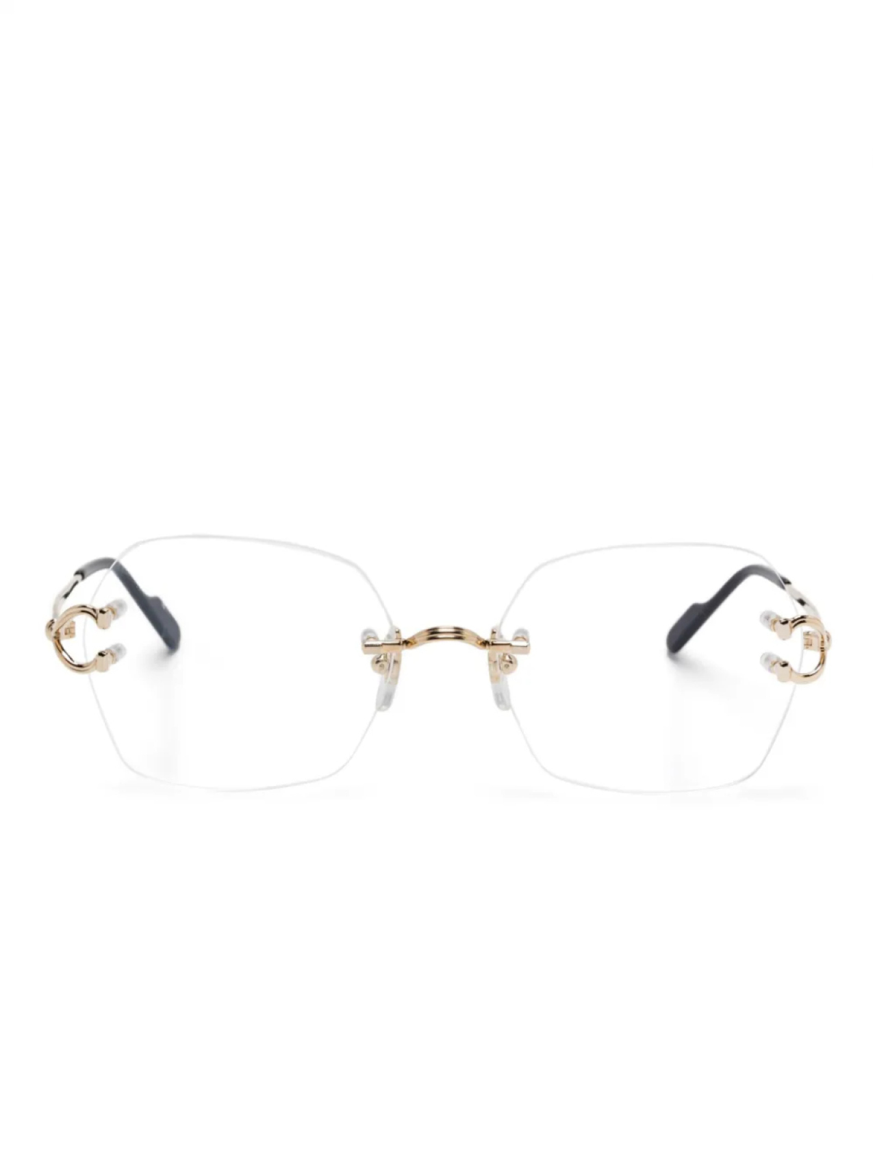 

Очки Cartier Eyewear Signature C de Cartier, золотой