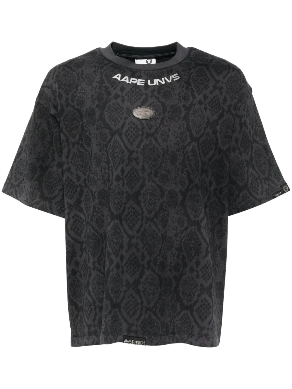 

Футболка с принтом AAPE BY *A BATHING APE, черный