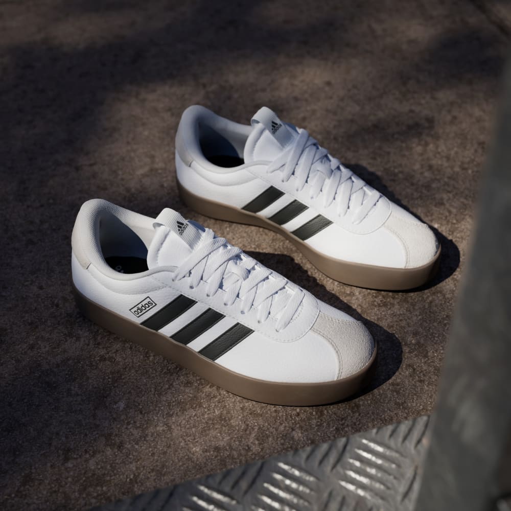 Кроссовки Adidas VL Court 3.0 Shoes, цвет Cloud White/Core Black/Grey One — фото 4