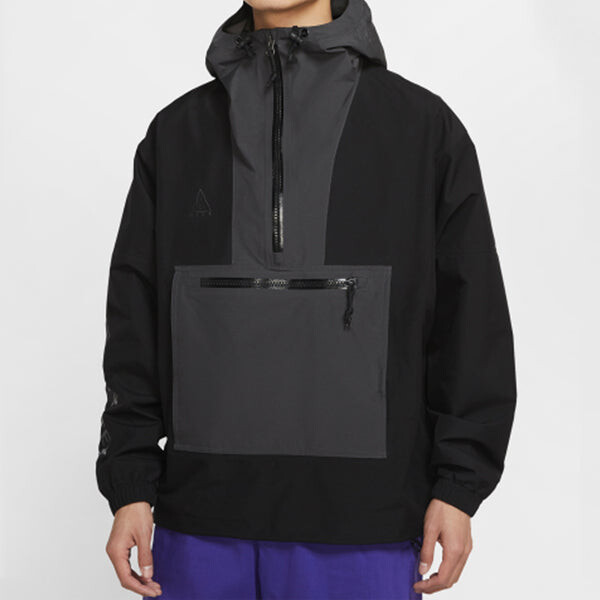 Куртка лабораторная acg gore tex paclite top Nike, черный — фото 4