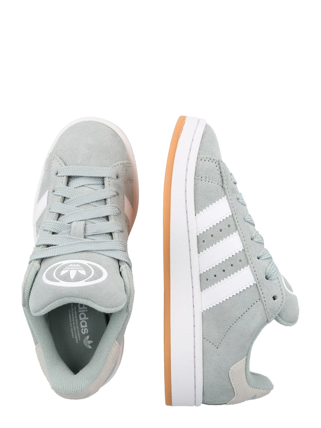 Кроссовки Adidas Originals CAMPUS 00s мятного цвета — фото 2
