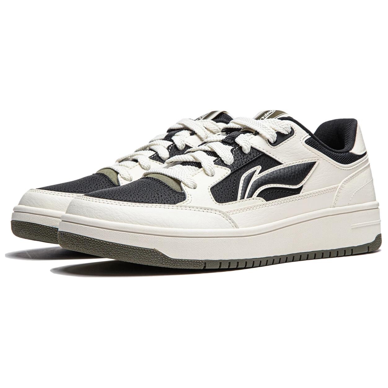 Кроссовки LINING Tianji Skateboarding Shoes Men Low-top, белый — фото 2