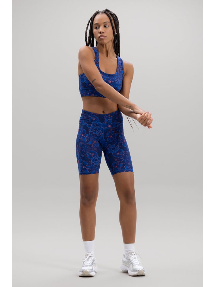 

Hey Honey Короткие леггинсы с высокой талией синего цвета