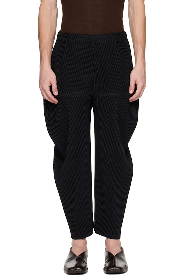 

Кинетические скульптурные брюки Homme Plissé Issey Miyake, черный