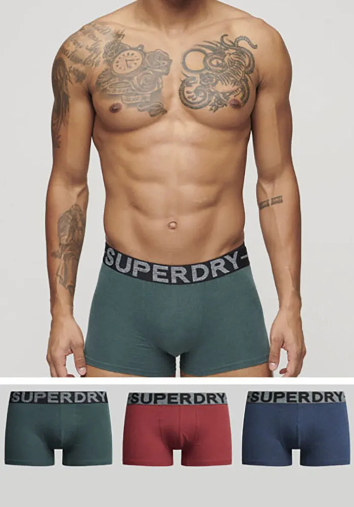 

Superdry Trunk "TRUNK TRIPLE PACK" (упаковка, 3 шт.), синий