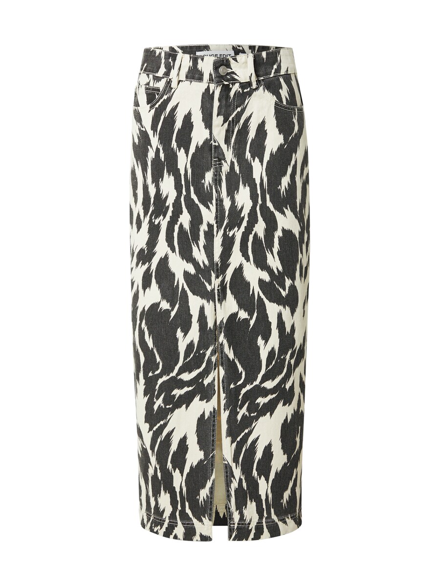 

Юбка VILA ROUGE EDIT Rounova, цвет Cream/Black denim
