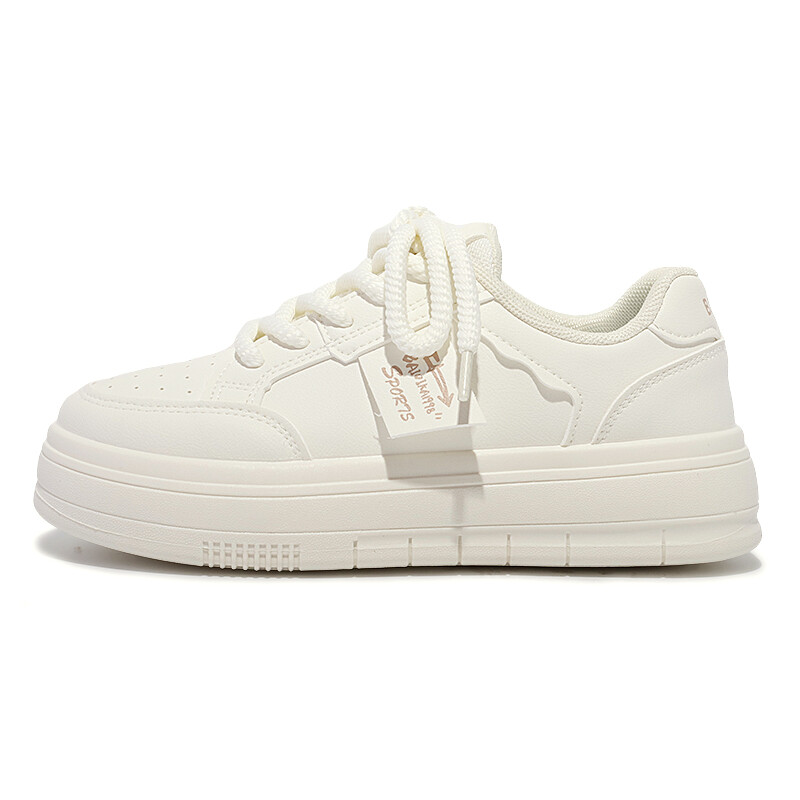 

Кроссовки Miss Zhang Skateboard Shoes Women's Low-Top, Бежевый, Кроссовки Miss Zhang Skateboard Shoes Women's Low-Top
