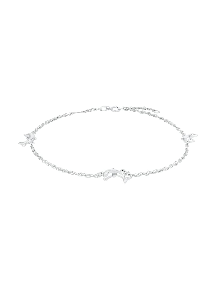 

Amor Браслет на лодыжку, серебро 925 пробы, родированное серебро