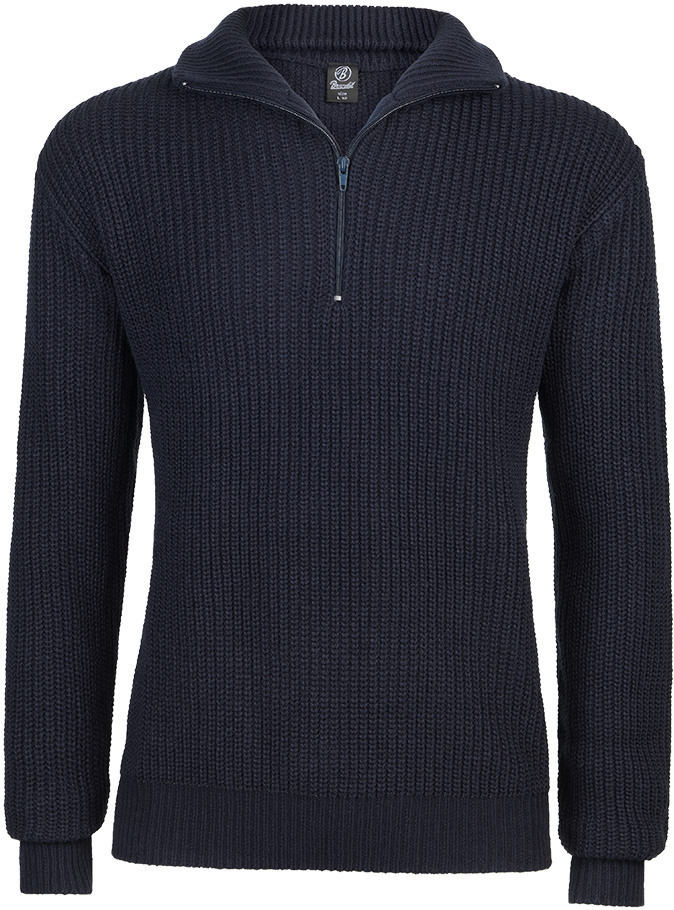 

Пуловер Brandit Marine Pullover Troyer, темно-синий