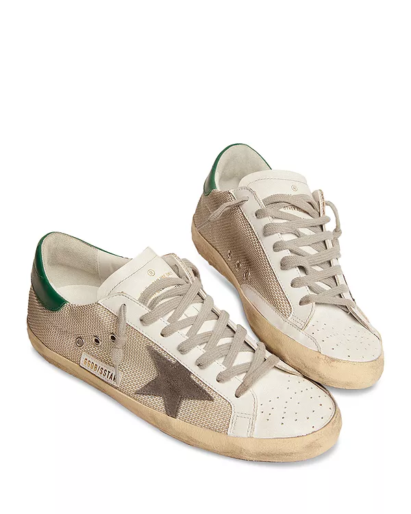 Мужские низкие кроссовки Star Golden Goose, бежевый — фото 3