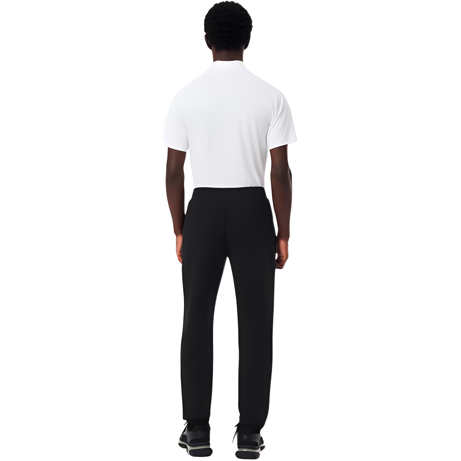 LACOSTE Спортивная коллекция вязаные спортивные штаны мужские black — фото 4