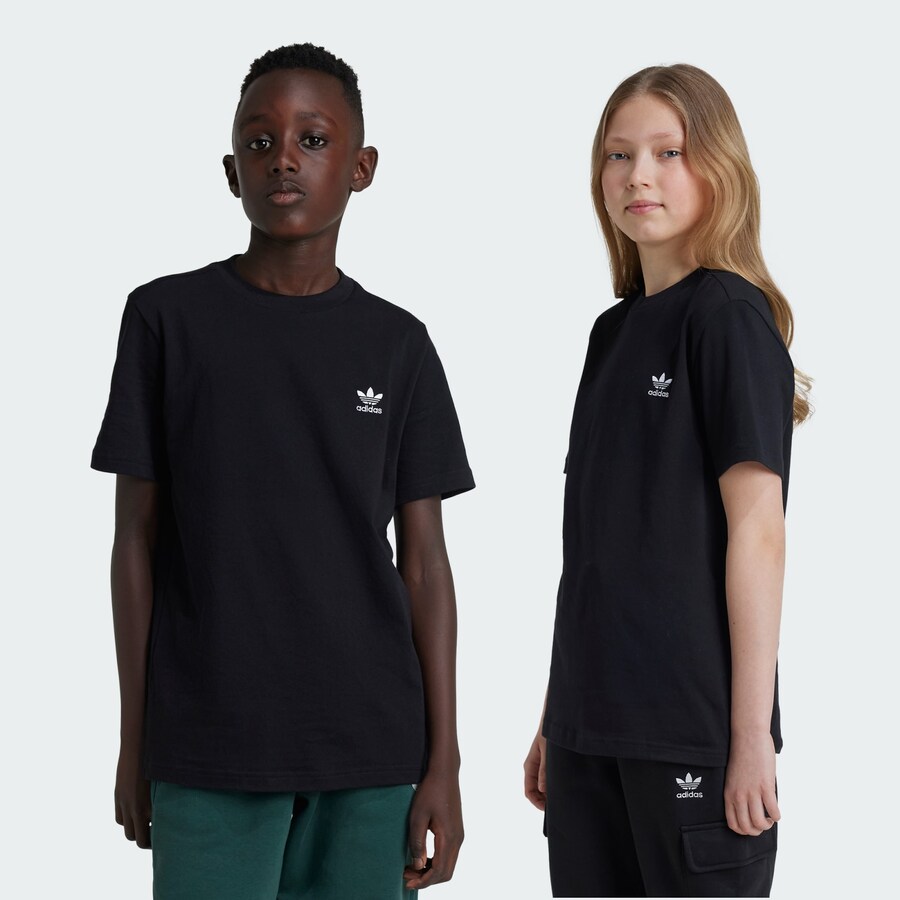 Футболка ADIDAS ORIGINALS Shirt Trefoil Essentials, черный — фото 2