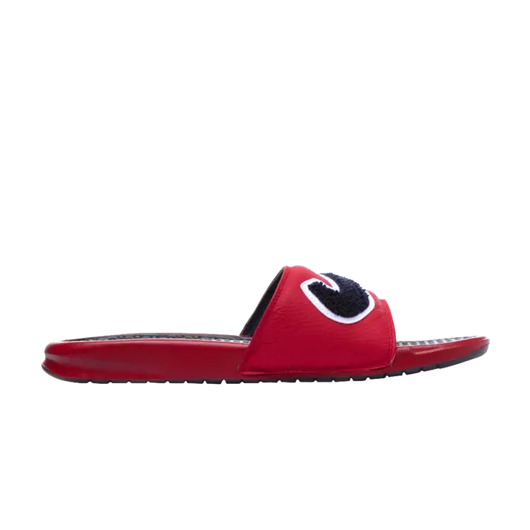 

Кроссовки Nike Benassi JDI Chenille 'Gym Red', красный