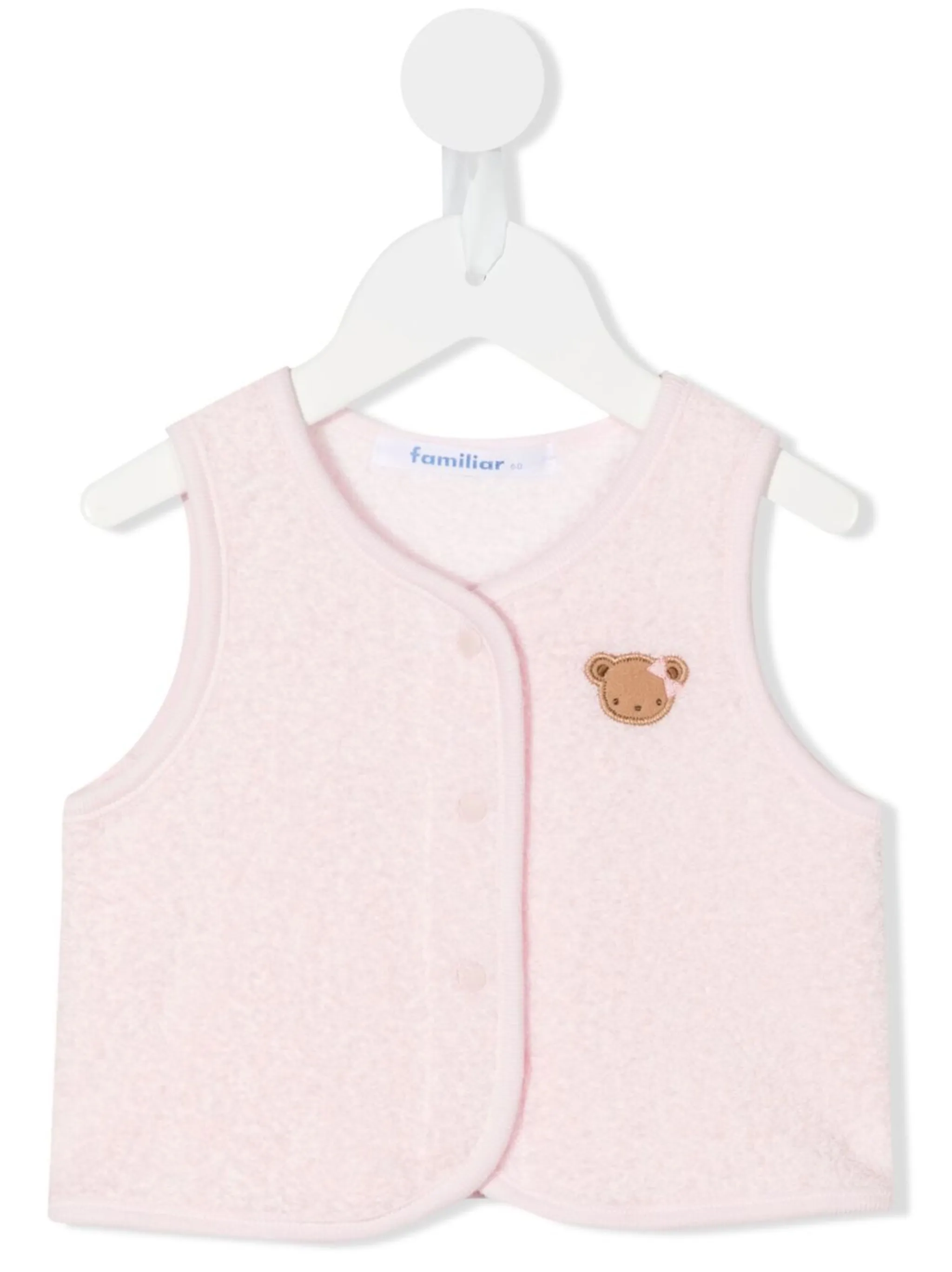 

Топ с вышивкой Teddy Familiar, розовый