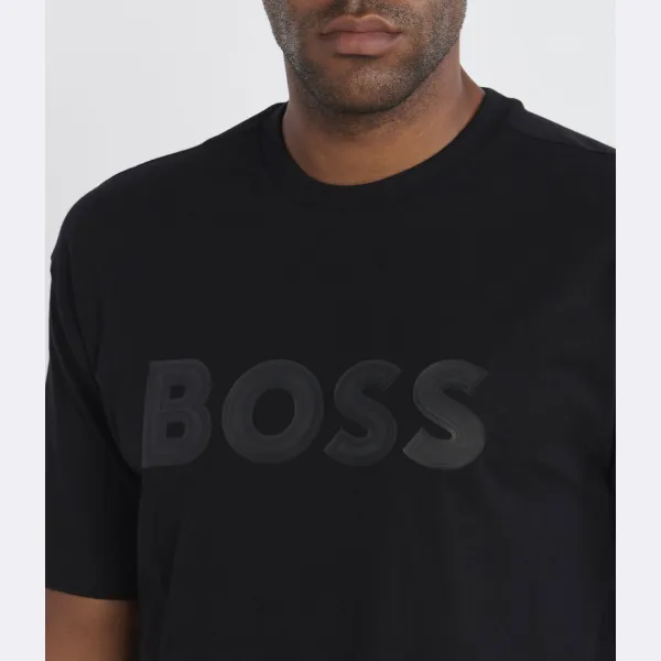 Футболка Lotus стандартного кроя Boss, черный — фото 4