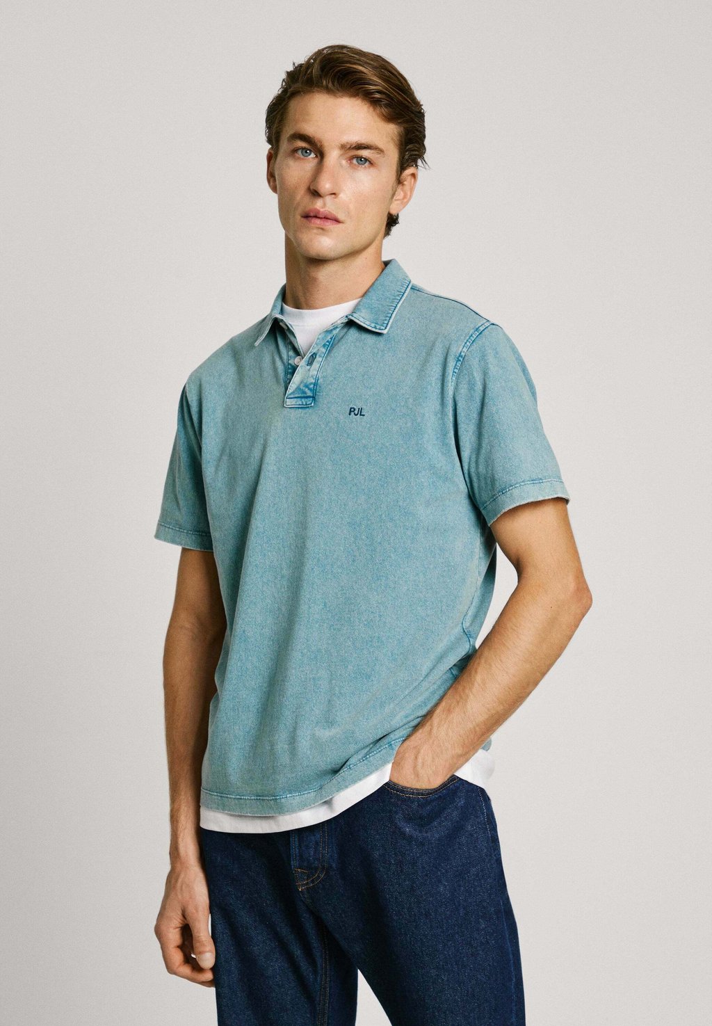 

Рубашка поло Pepe Jeans, синий