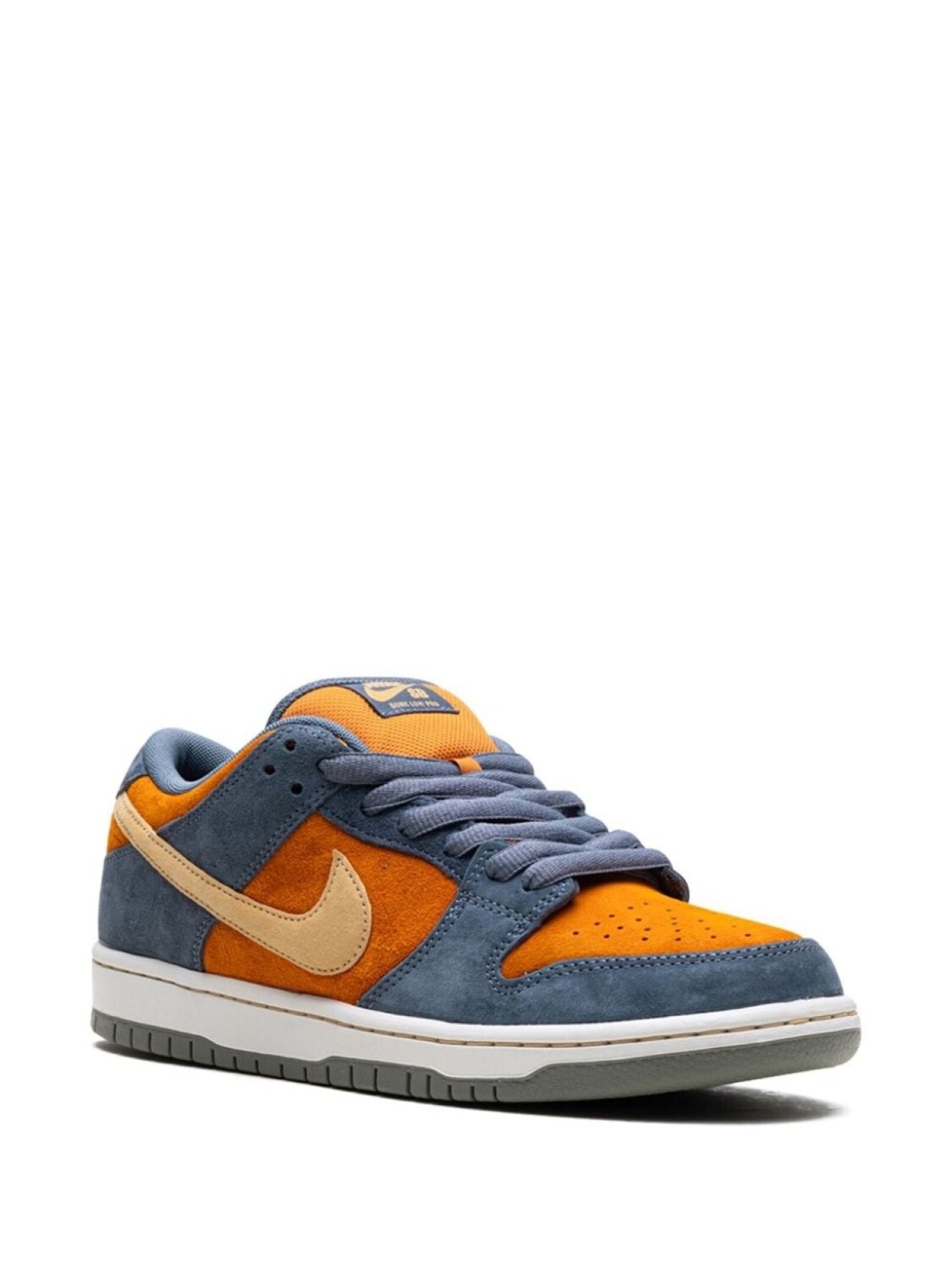 Кроссовки Nike SB Dunk Low "Light Carbon/Monarch", оранжевый — фото 2
