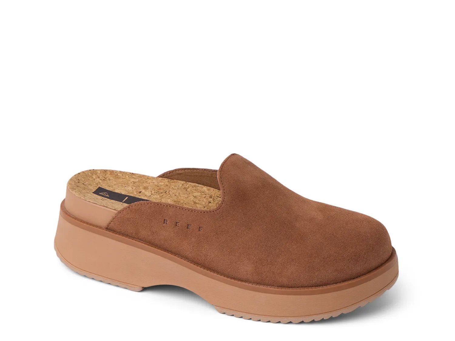 Сабо Reef Vista Skye Platform Clog, Cocoa Leather