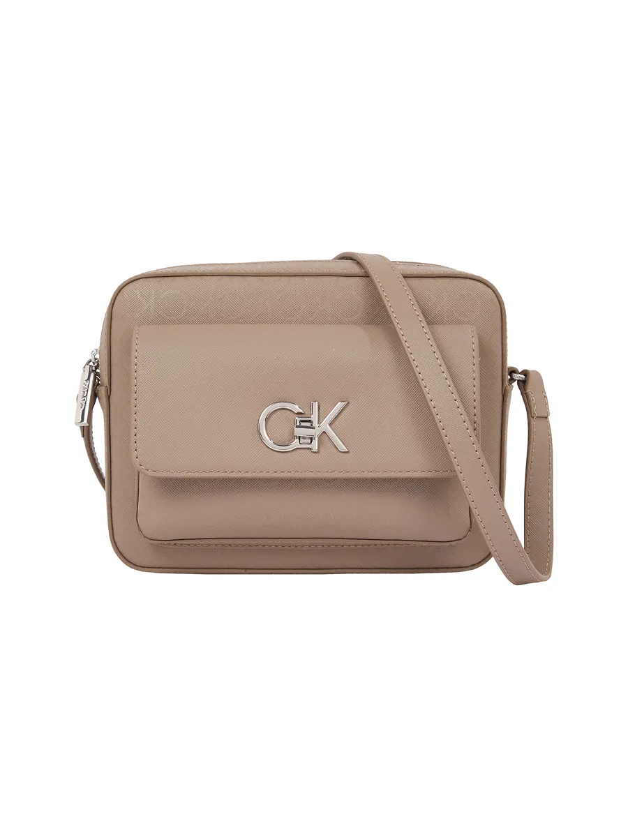 

Сумка через плечо Calvin Klein "RE-LOCK CAMERA BAG_MONO", цвет Cinder Monogram Pu