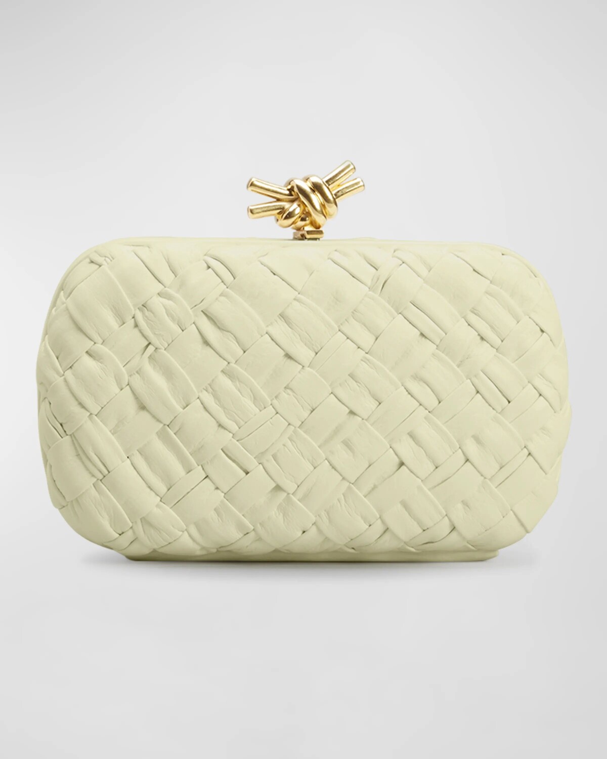 

Сумка с узлом Bottega Veneta, цвет Ice Cream-Muse Brass