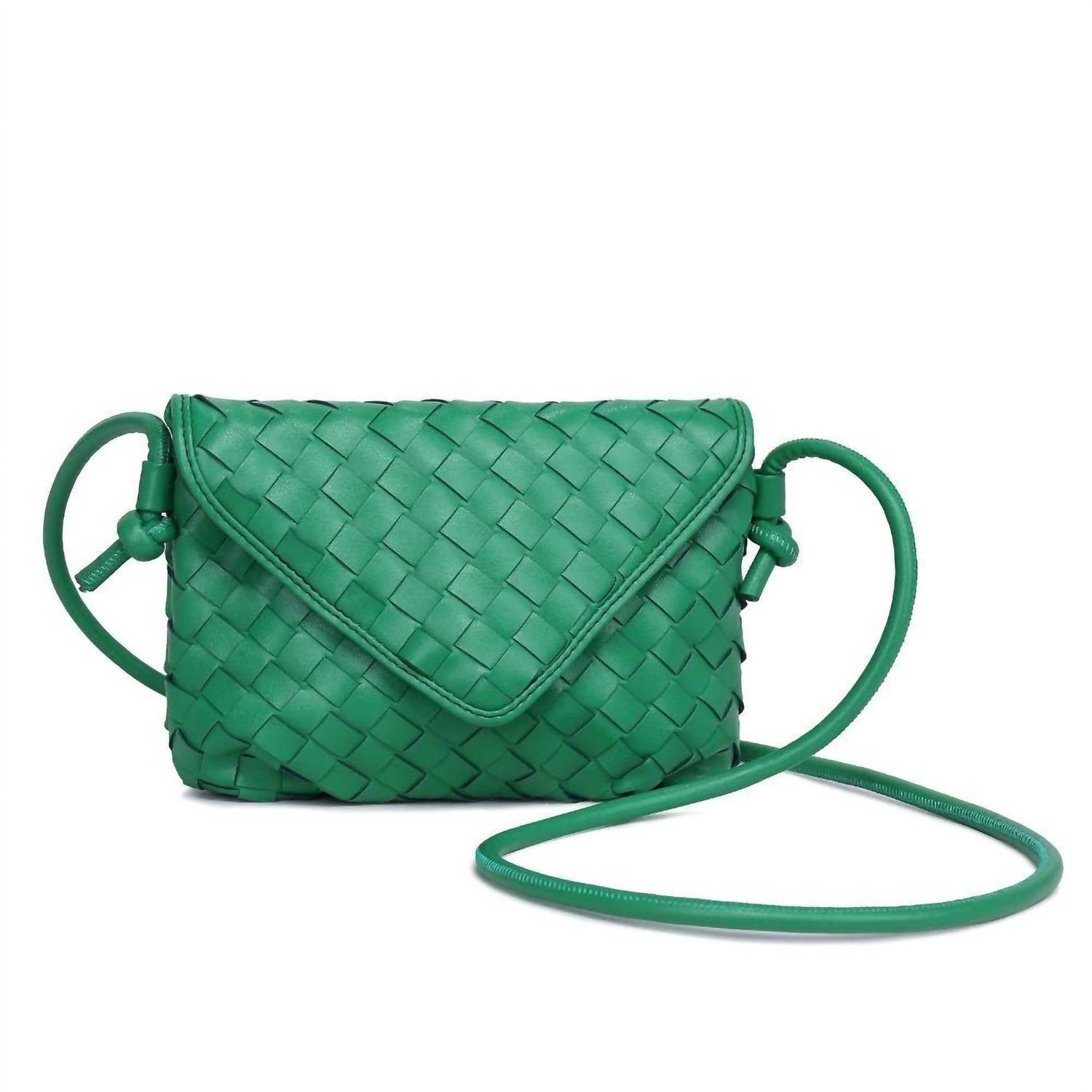 

Женская сумка-конверт Kylo Woven Envelope Crossbody в цвете Kelly Green Urban Expressions, Kelly Green