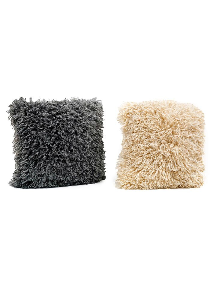 

Подушка SiL Interiors 2er Set Fluffy, цвет beige/grau