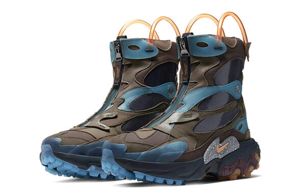 Кроссовки Undercover x React Boot Nike, коричневый — фото 3