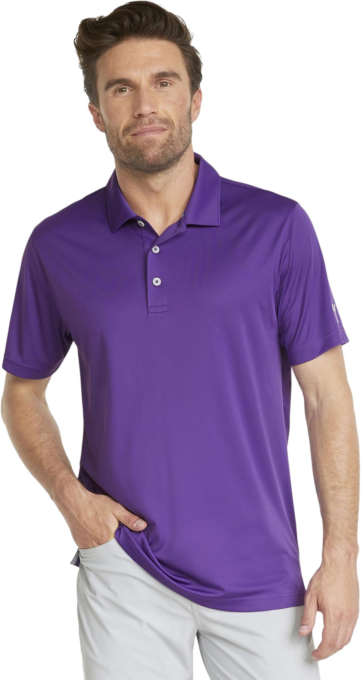 

Футболка PUMA Golf Gamer Polo, цвет Tillandsia Purple
