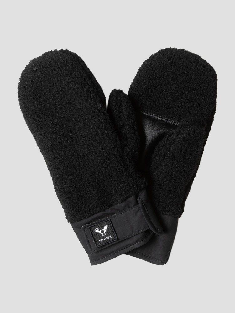 

Варежки Fat Moose Pile Fäustlinge, black, Черный, Варежки Fat Moose Pile Fäustlinge, black