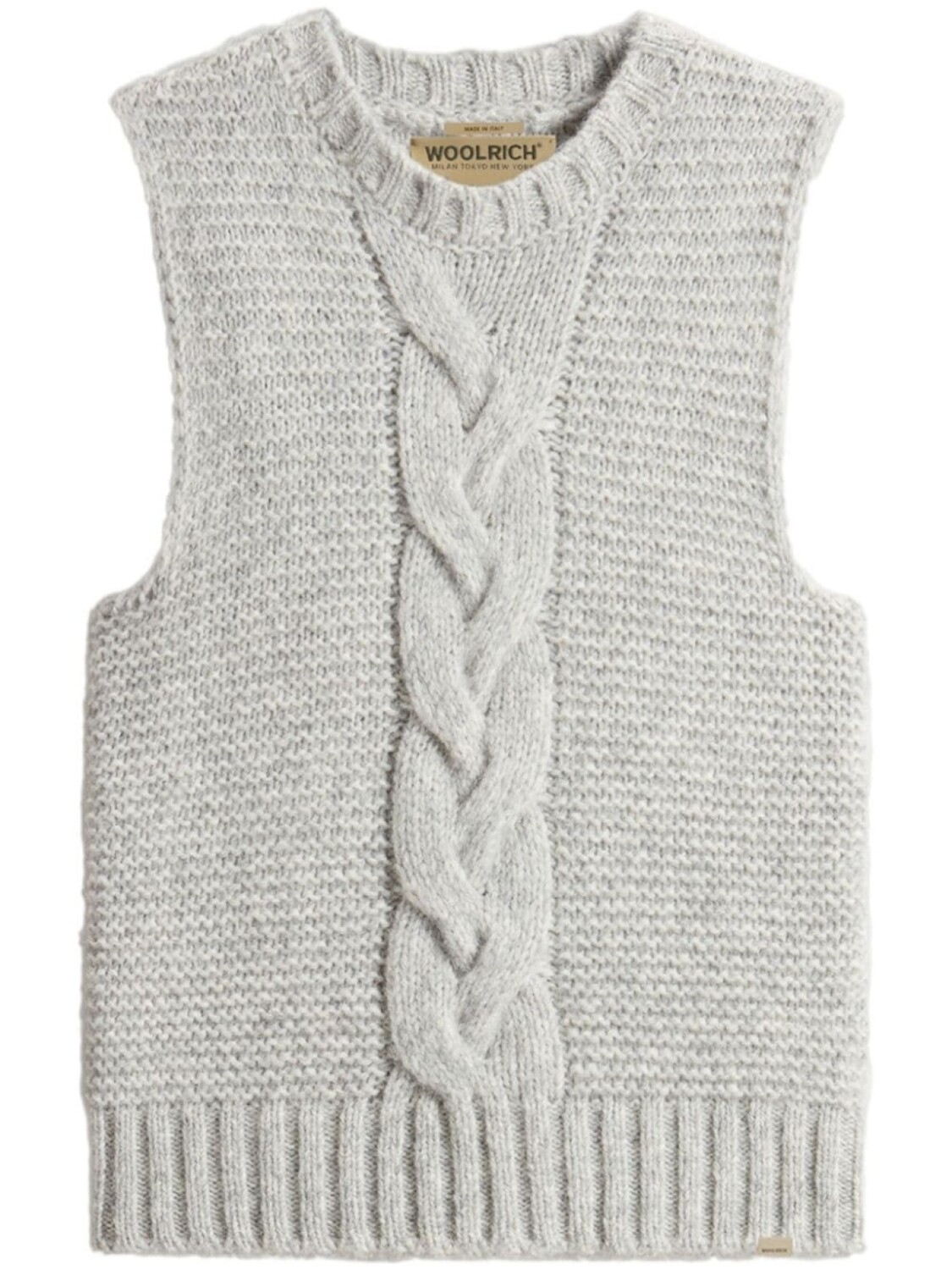 

Woolrich жилет с косами, серый
