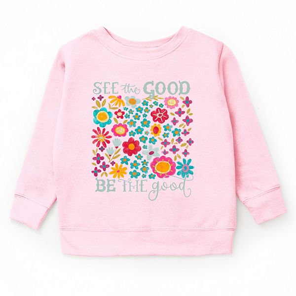 

Футболка See the good be the good floral youth The Juniper Shop, Pink