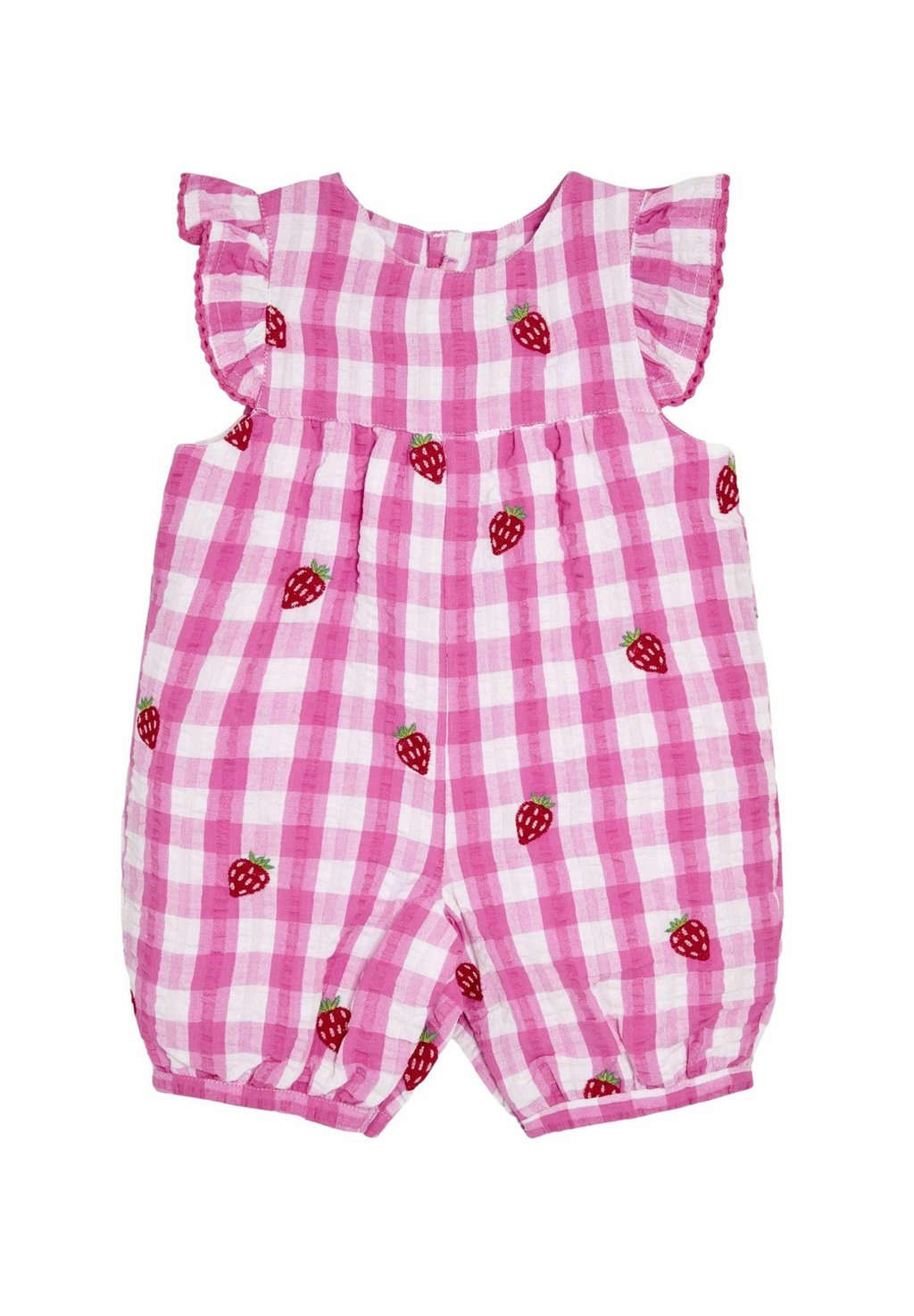 

Комбинезон REGULAR FIT-PRETTY RUFFLE EMBROIDERED JoJo Maman Bébé, фуксия