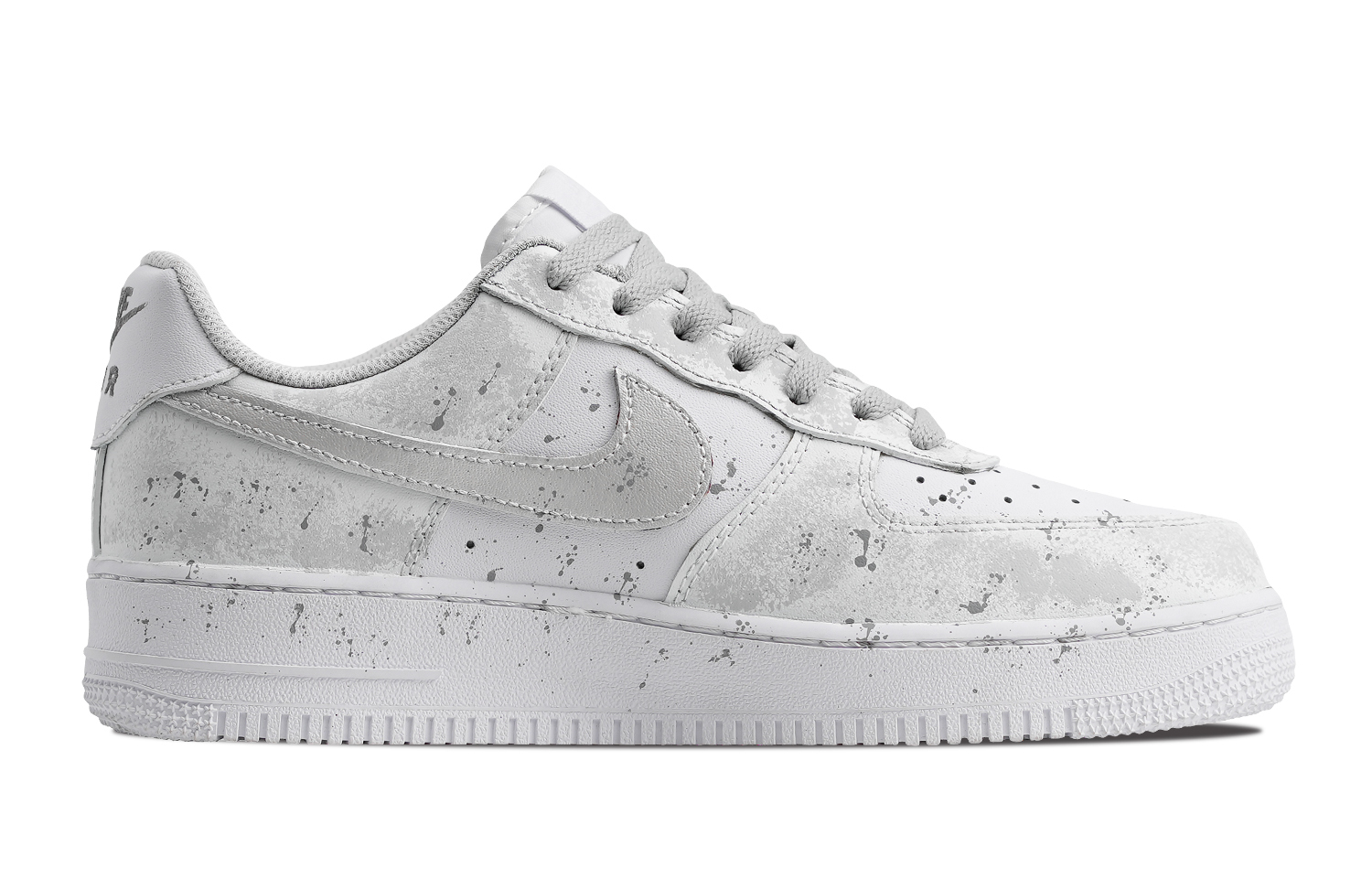 Nike Air Force 1 Lucky Olea Europaea Olive Leaf устойчивые к истиранию и скольжению низкие кроссовки для скейтбординга Unisex — фото 3