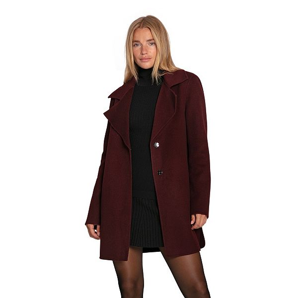

Куртка oversize из шерстяной смеси Ex-Boyfriend Belle & Bloom, Burgundy