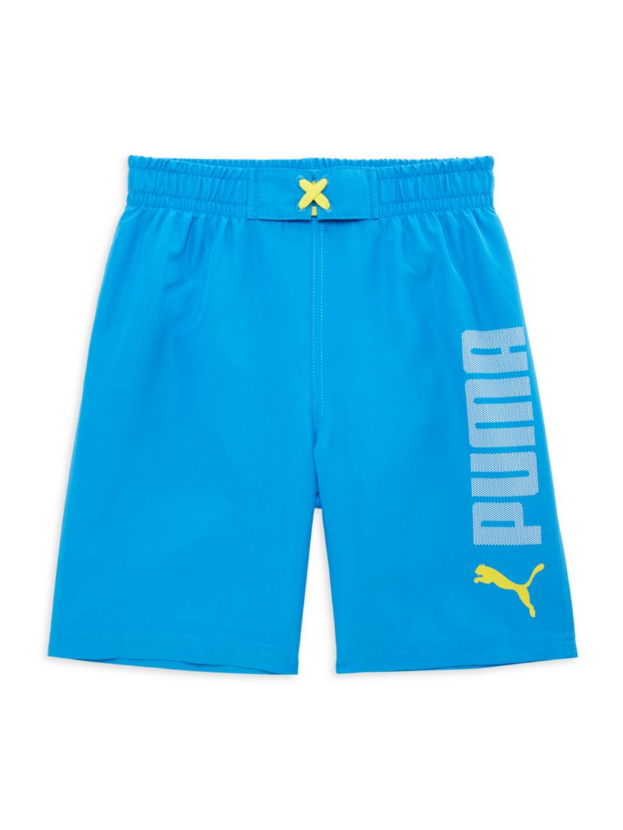 

Плавки-шорты с логотипом для маленьких мальчиков Puma, цвет Blue White