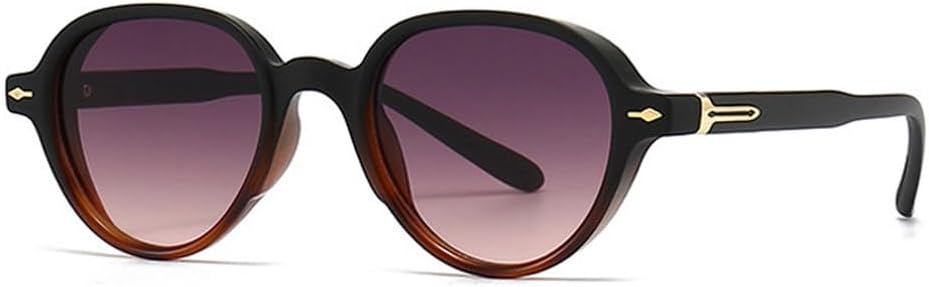 

Популярные модные овальные солнцезащитные очки для женщин, градиентные, UV400, ретро, ​​с заклепками, мужские панк-очки, оливково-зеленые солнцезащитные очки HVTVTLA, Black Tea Gray Pink