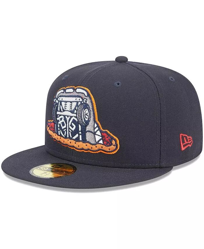 

Мужская темно-синяя шляпа Bowling Green Hot Rods Theme Nights Bowling Green Sinkholes 59FIFTY Fitted Hat New Era