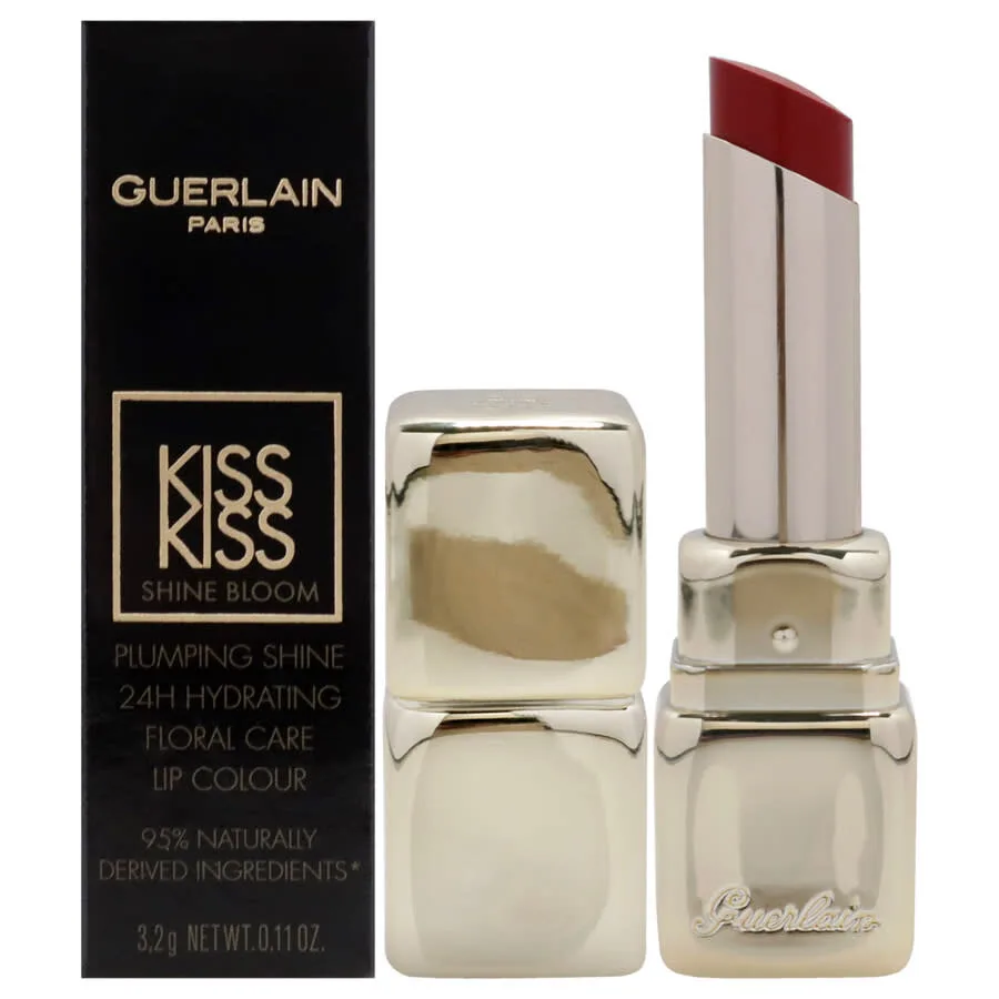 Помада Guerlain Ladies Kiss Kiss Shine Bloom 0,11 унции 509 Wild Kiss Макияж 3346470441538