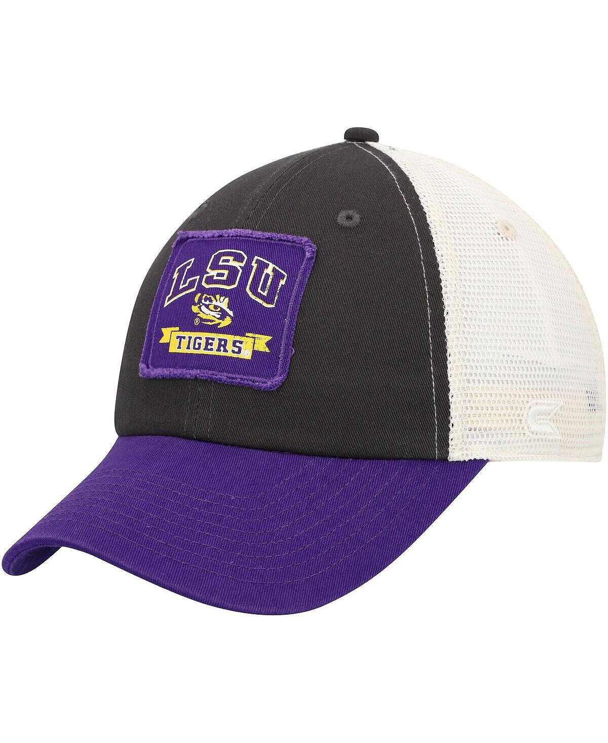 

Мужская темно-серая кепка LSU Tigers Objection Snapback Colosseum