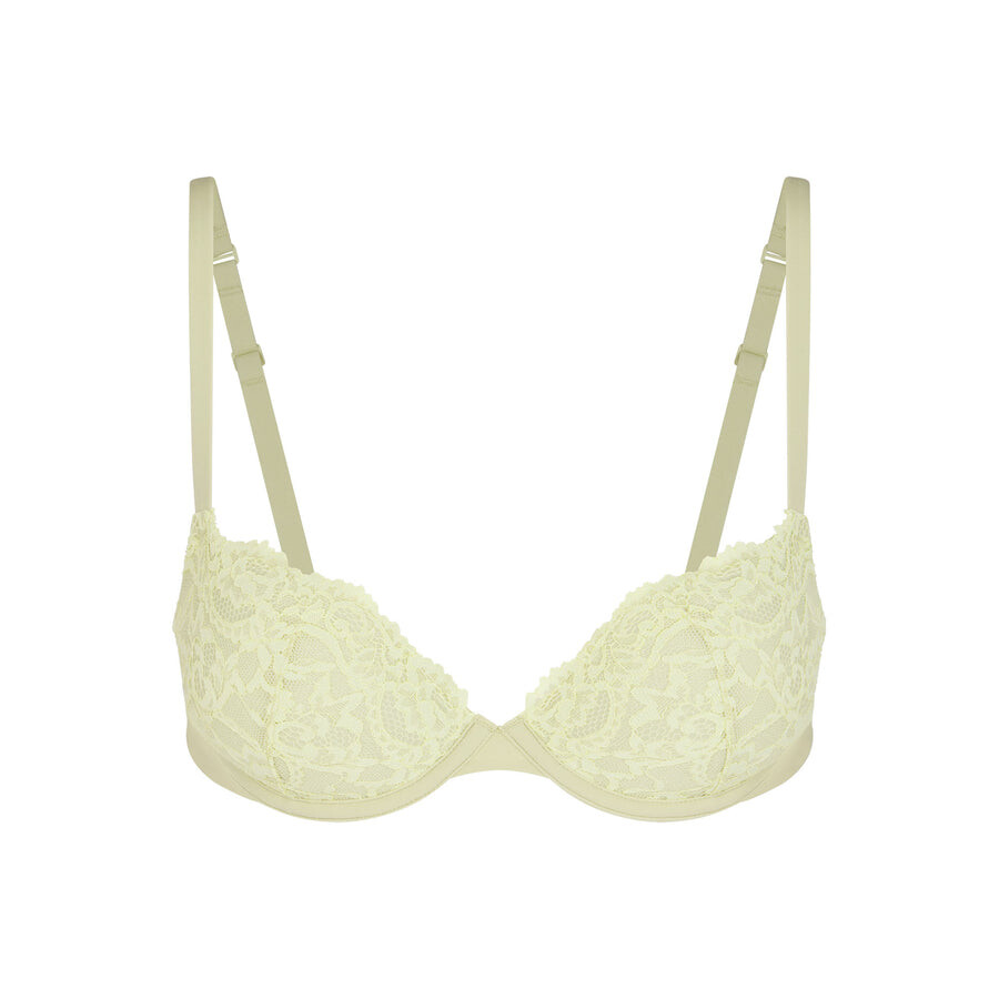 

Бюстгальтер push-up SKIMS Fits Everybody Lace, цвет Sage