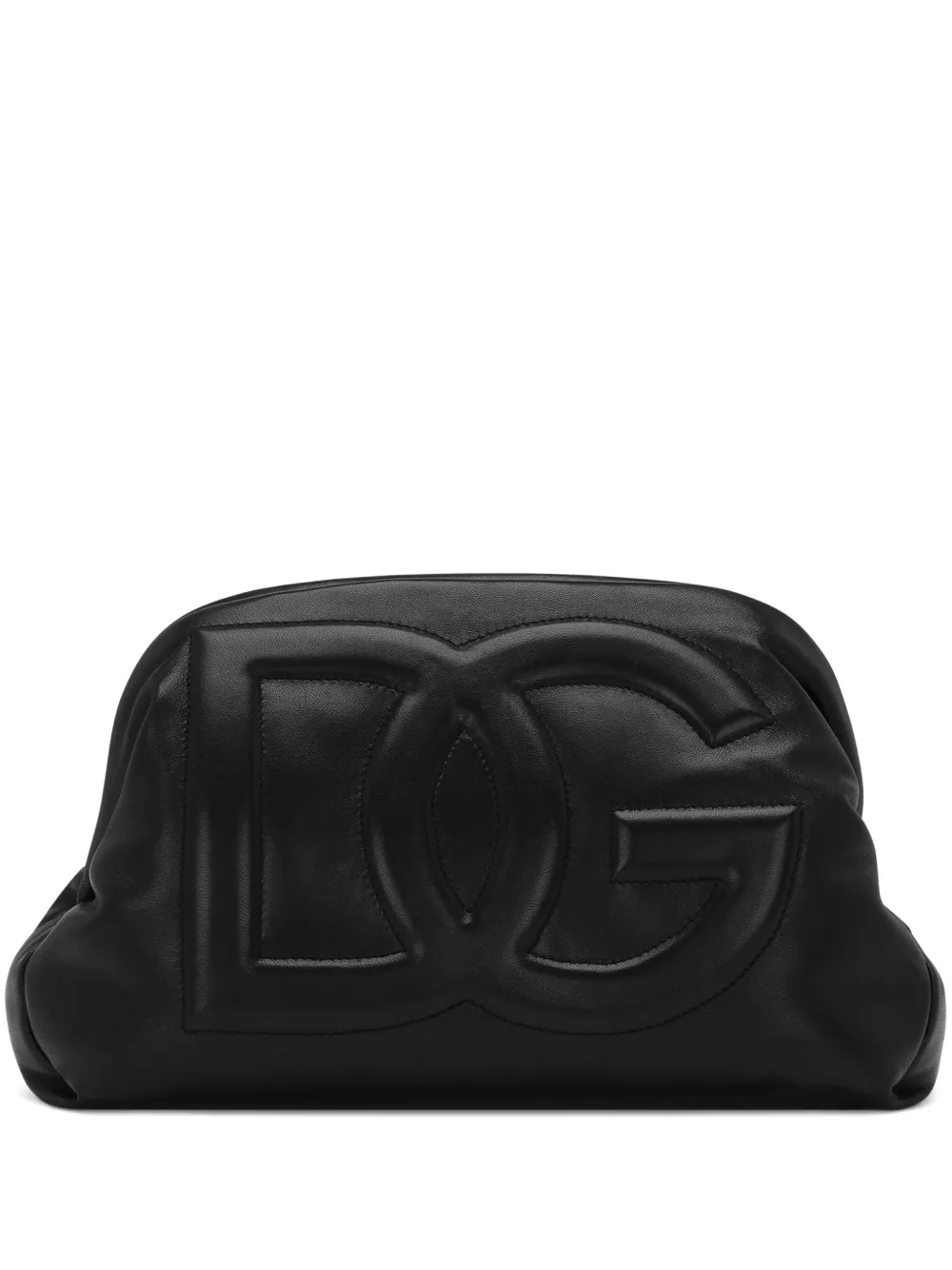 

Клатч с тисненым логотипом DOLCE & GABBANA, черный