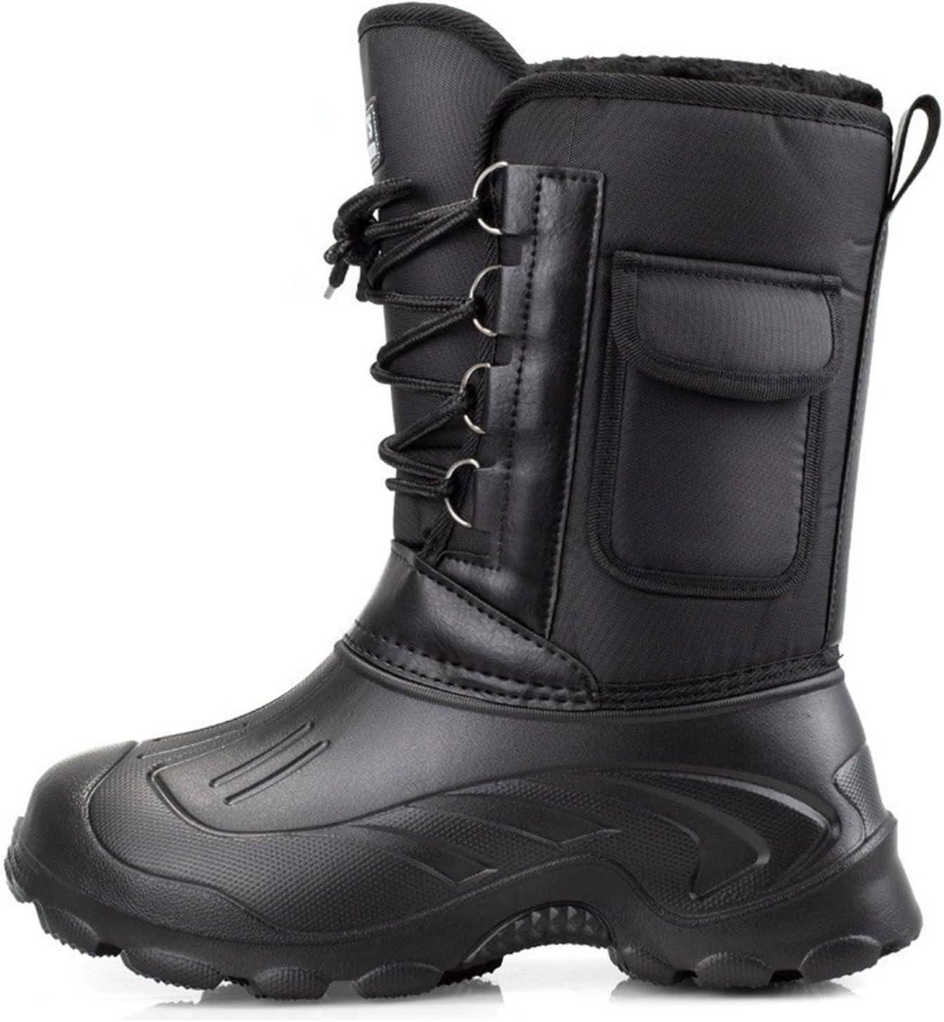 

Женские зимние ботинки DHAEY, легкие, противоскользящие, снежные, водонепроницаемые, удобные, с теплой меховой подкладкой, унисекс, для улицы, средние по голенищу (Цвет: синий, Размер: 13,5 женский / 12 мужской)