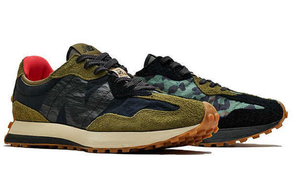 Кроссовки ограниченный выпуск edt x sbtg x 327 New Balance, зеленый — фото 4