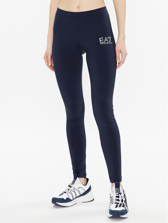 

Леггинсы узкого кроя Ea7 Emporio Armani, синий