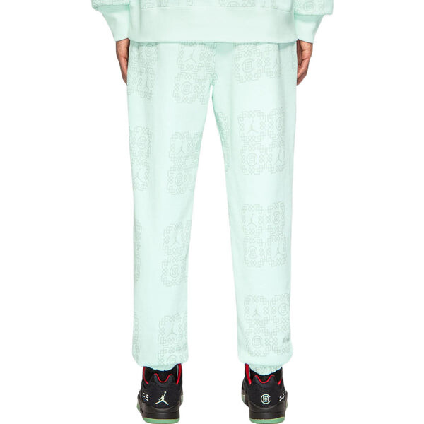 Спортивные штаны Air Jordan x CLOT Jade Fleece Sweatpants 'Light Green', мультиколор — фото 4