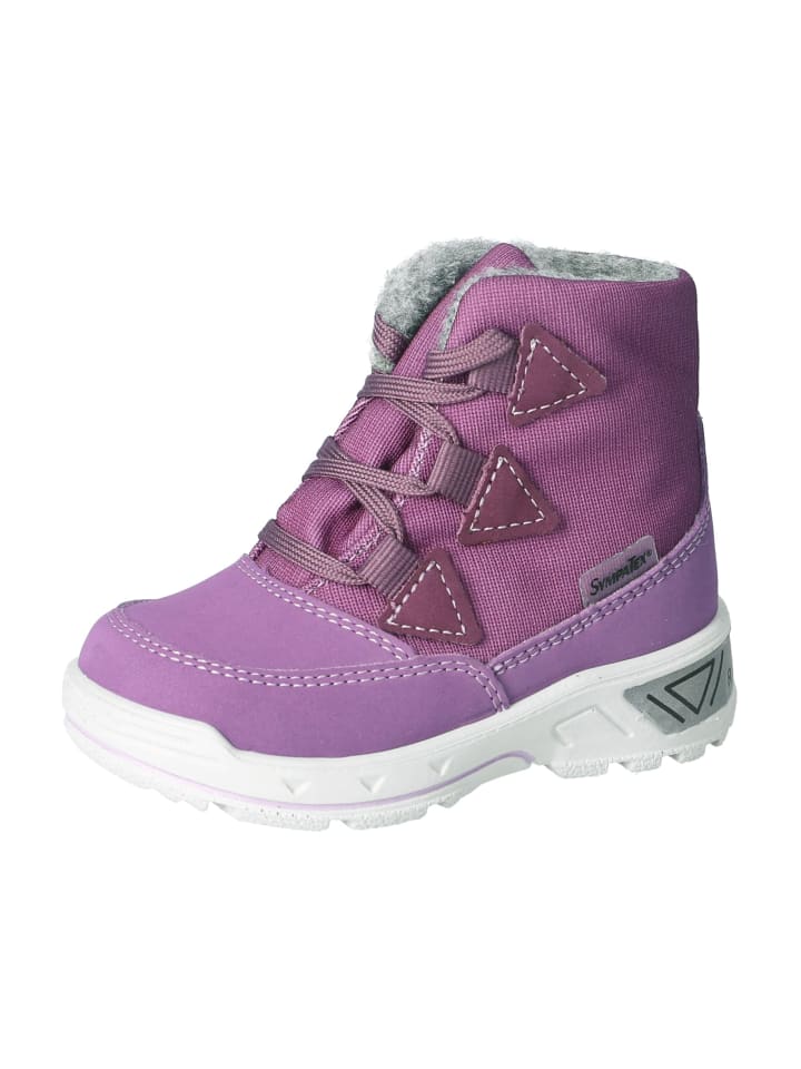 

PEPINO Ботинки на шнуровке фиолетового цвета