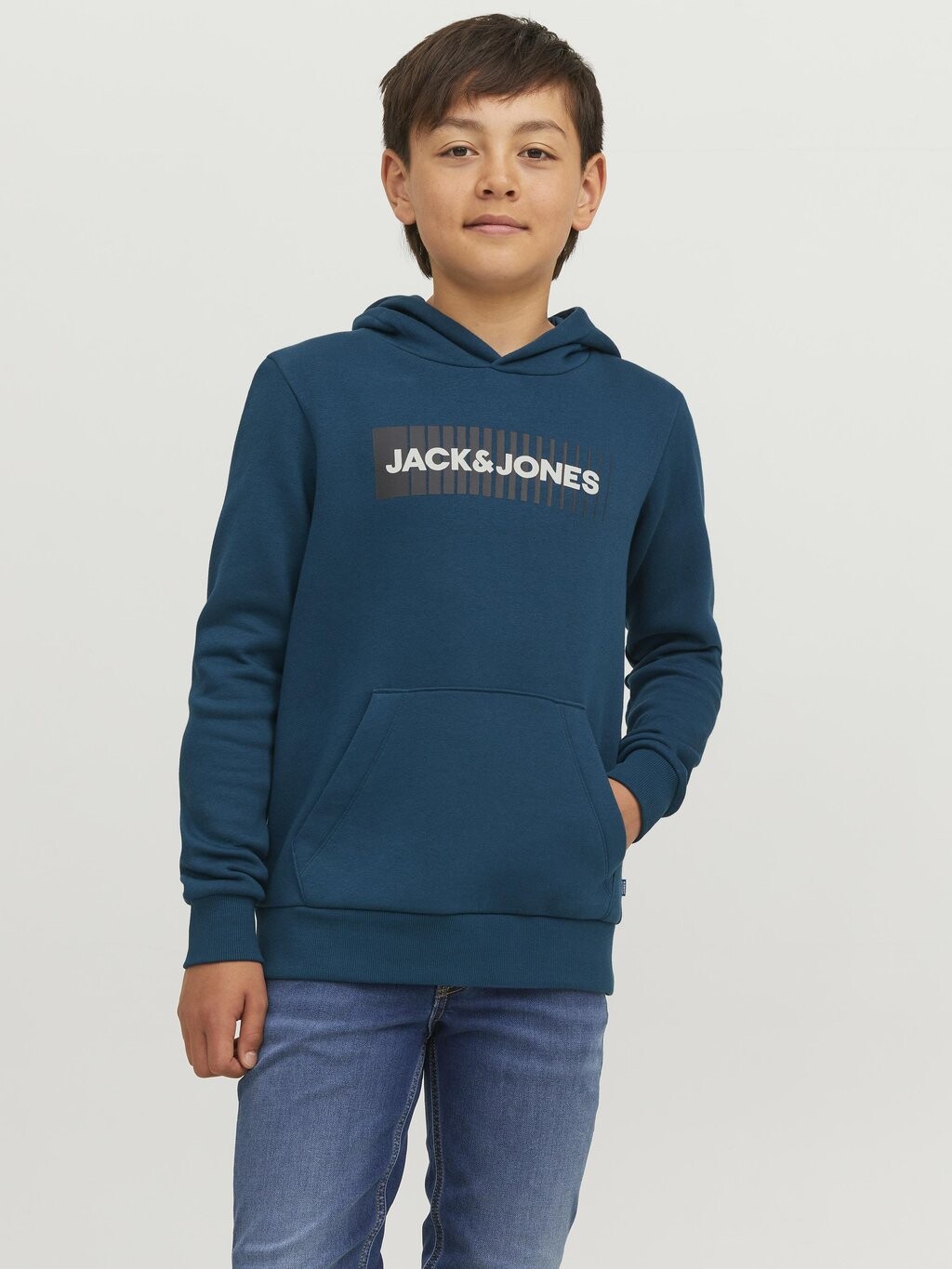 

Толстовка JJECORP LOGO HOOD PLAY Jack & Jones Junior, цвет sailor blue