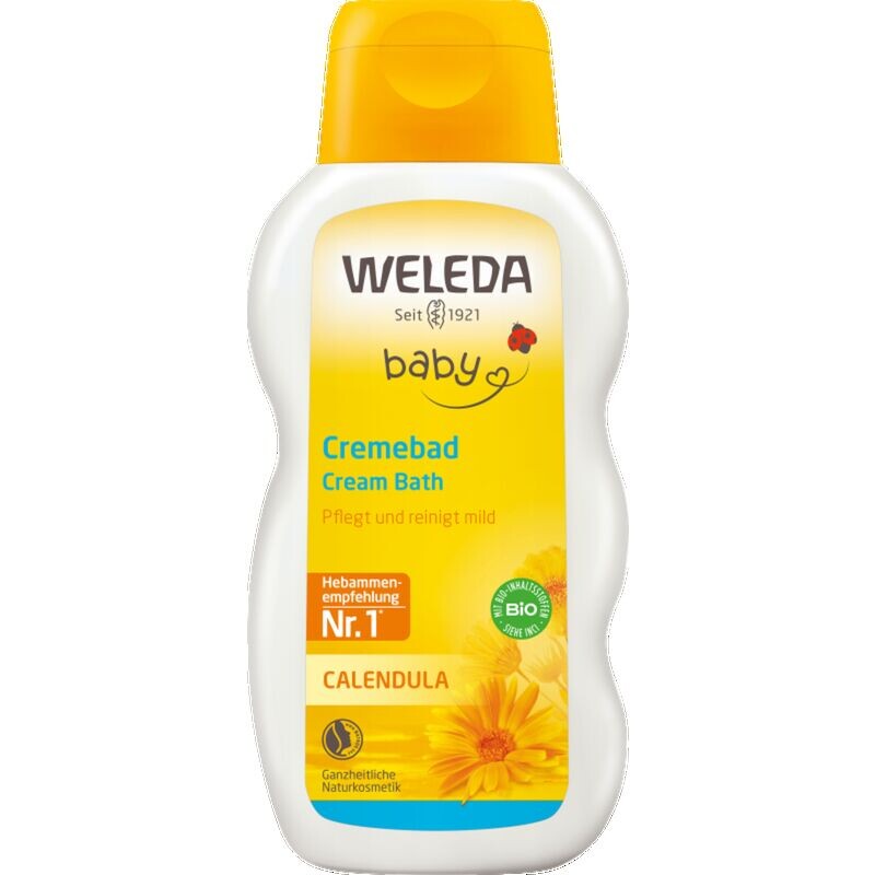 

Детская ванночка с кремом календулы Weleda, 200 ml