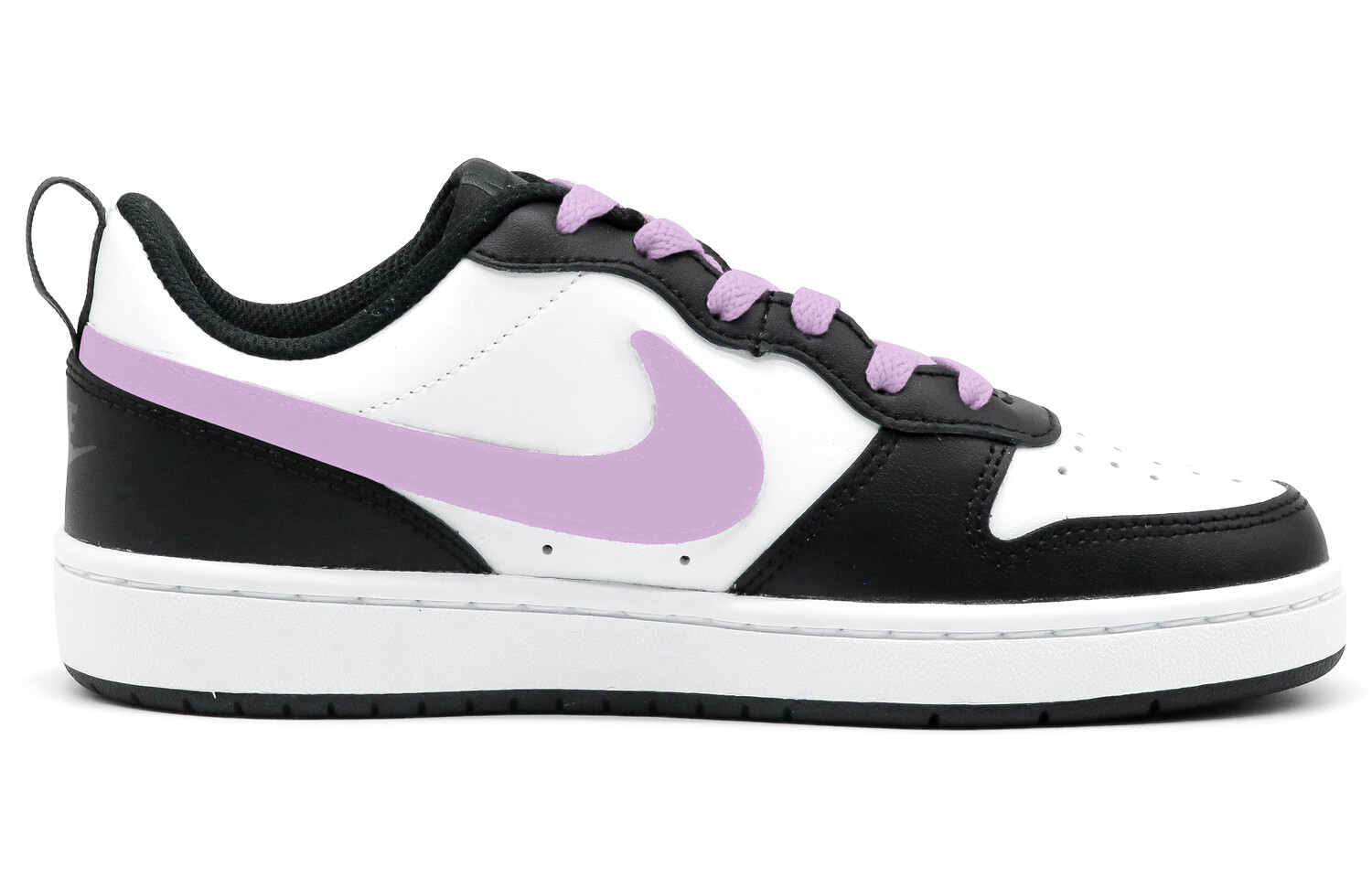 

Кроссовки Nike Court Borough Skateboard Shoes Women's Low-Top Black Purple, фиолетовый